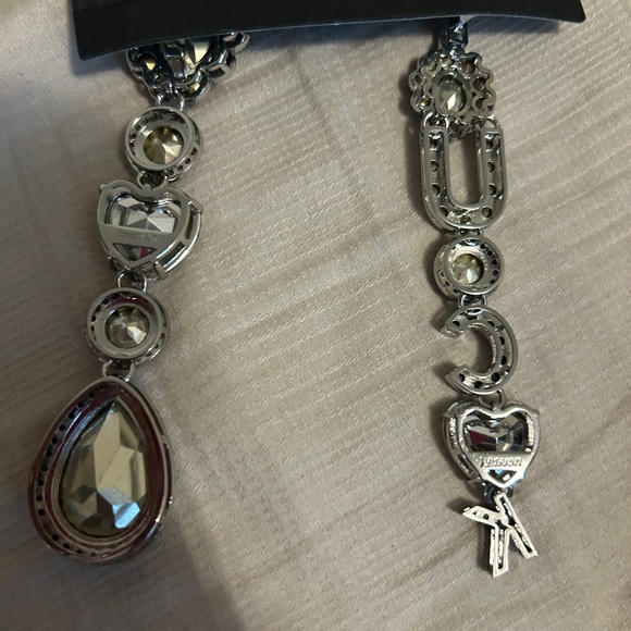 Marc Jacobs Heaven Silver Mismatched 'f*ck' Earrings NWT - Picture 4 of 4